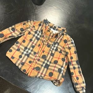 Kids Burberry button up